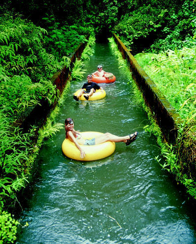 Tubing Canals, Kauai, Hawaii