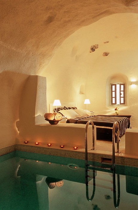 Bedroom Spa, Santorini, Greece