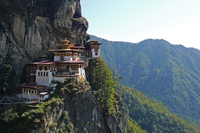 Taktsang Palphug Monastery , a prominent Himalayan Buddhist sacred site and temple complex, located in the cliffside of the upper Paro valley,...