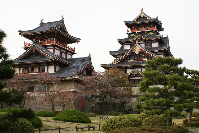 Fushimi-Momoyama Castle, is a castle in Kyoto, Japan. The tomb of Emperor Meiji is located in Fushimi Castle.