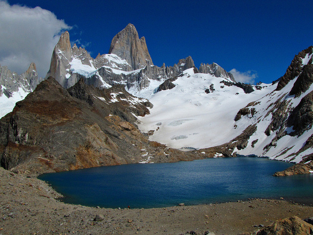 Laguna de Los Tres & Mount Fitz Roy - Patagonia, Argentina.