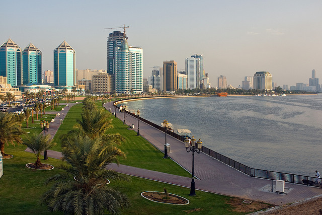 by kajami on Flickr.Sharjah is the third largest and most populous city in the United Arab Emirates. It is located along the northern coast of the Persian Gulf on the Arabian Peninsula.