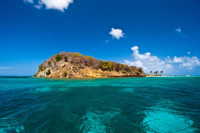 by islandfella on Flickr.Baradal Island in the popular Tobago Cays, Saint Vincent Grenadines.