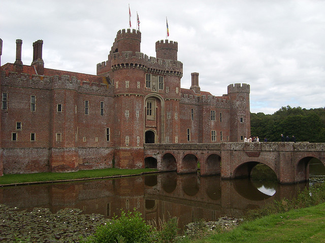 by Fenchurch again on Flickr.Herstmonceux Castle is a brick-built Tudor castle near Herstmonceux, East Sussex, England.