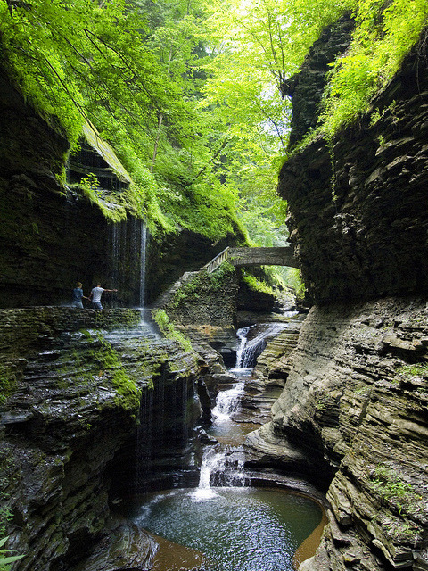 by Rob Perry Design on Flickr.Gorge Trail in Watkins Glen State Park - New York State, USA.
