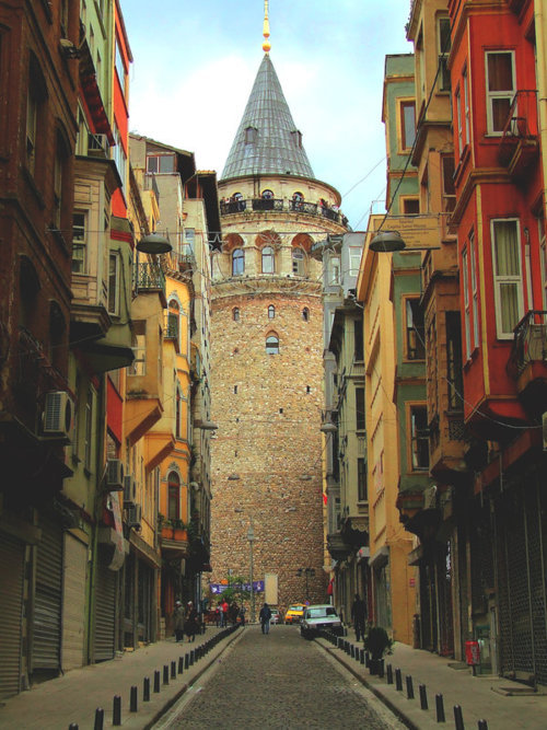 Ancient Tower, Istanbul, Turkey