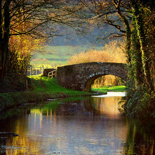 Brecon Canal, Monmouthshire, Wales