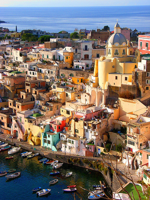 Colours of Corricella, Procida Island, Italy