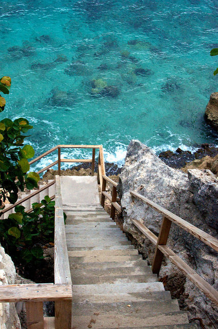 Sea Stairs, Island of Curaco