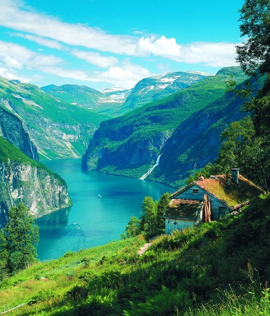 Summer Fjord, Geirangerfjord, Norway