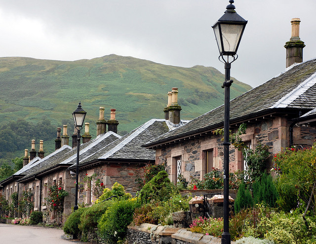 The village of Luss by the shores of Loch Lomond, Scotland