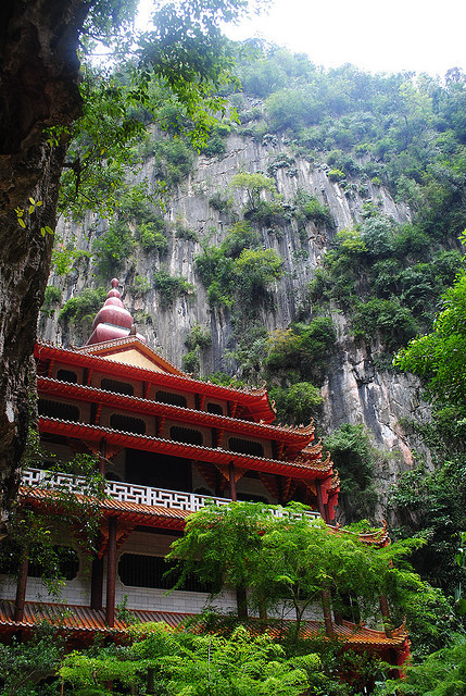 Perak Tong Cave Temple in Ipoh, Malaysia