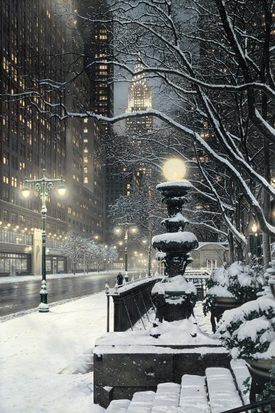 Winter's Night, New York City