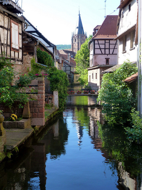 Lovely town of Wissembourg in Alsace, France