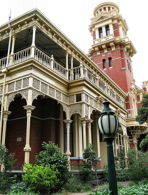 Illawarra House, a beautiful and detailed Queen Anne styled mansion situated in Melbourne, Australia