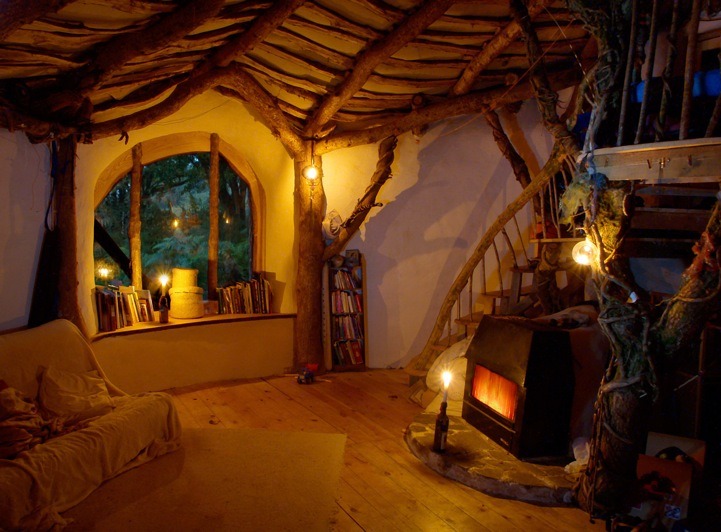 Hobbit House Interior, Wales, Great Britain