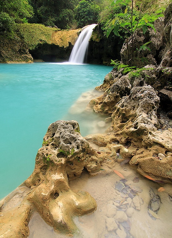 Tanap Avis Falls in Ilocos Norte, Philippines