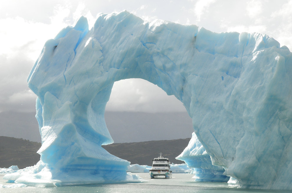 Under the iceberg, Parque Nacional Los Glaciares, Argentina