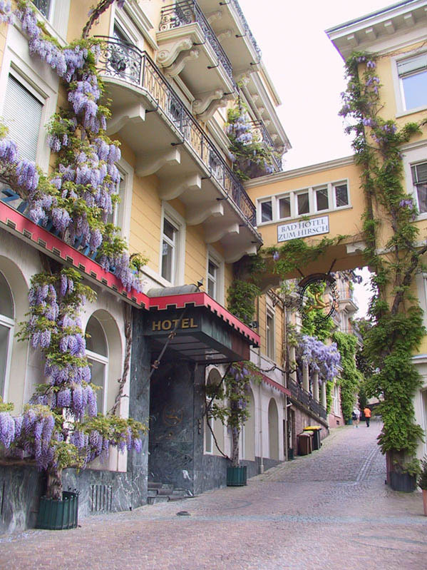 On the streets of Baden-Baden, a famous spa town in southwestern Germany